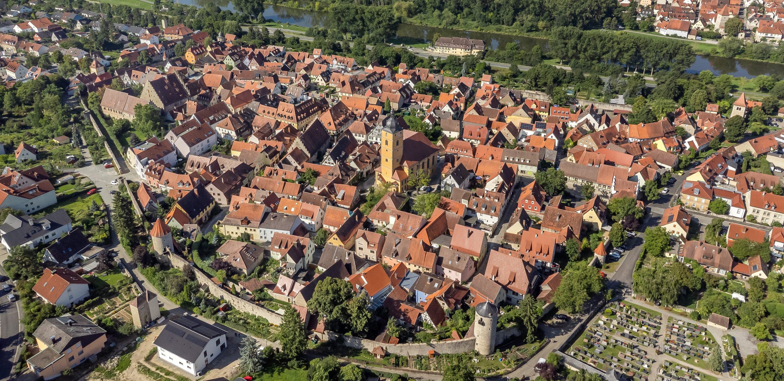 Gemeinde Sommerhausen: Drohnenaufnahmen Gemeinde Sommerhausen