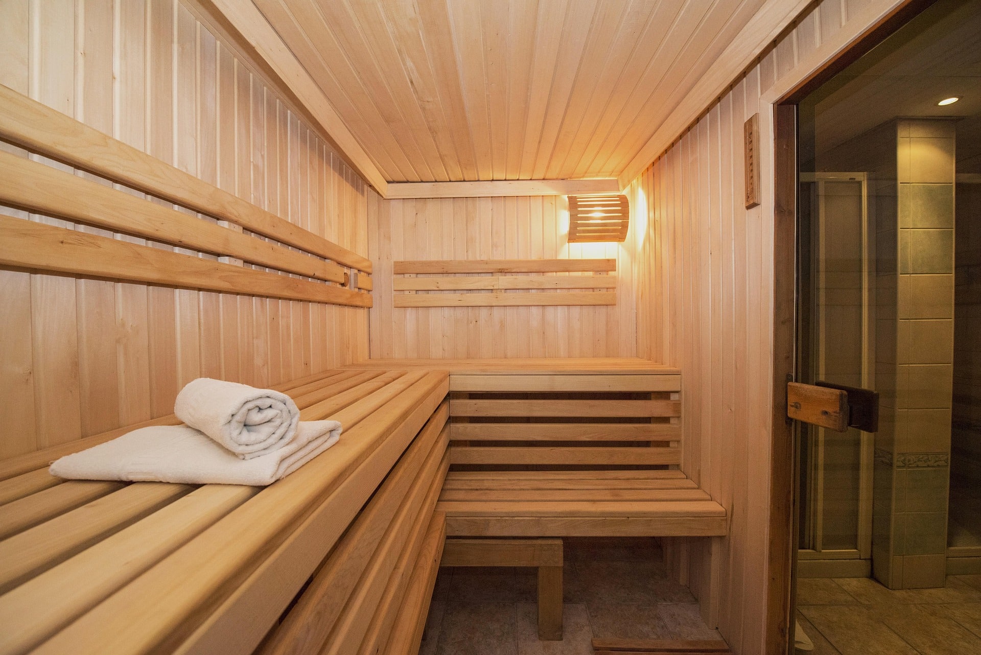 Sauna by Pixabay